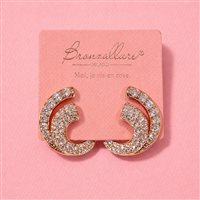 Boucles d'oreilles Bronzallure Femme in  Alliage Métallique Zirconia WSBZ02487.WR